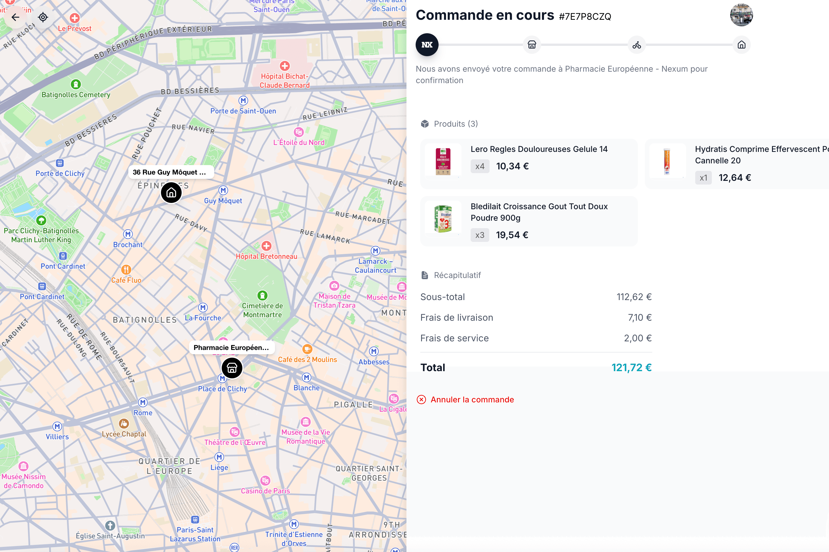 Suivi en temps réel